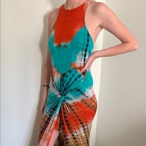 Tye dye bodycon